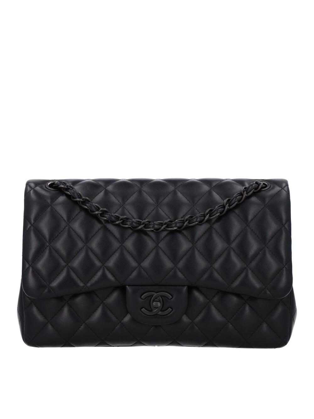 Chanel Lambskin Quilted Jumbo Double #374045C66B